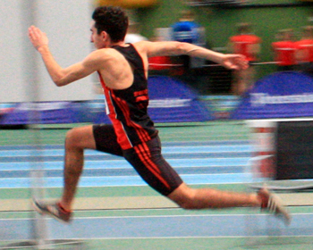 Leichtathletik Mannheim Dreisprung Gold Badischer Meister BLV Titel Gold Medaille