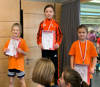 Mannheim Leichtathletik Kids Kinder Podest Gold
