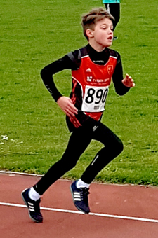Leichtathletik Mannheim Sprint Kids Laufen running Lauftraining Lukas