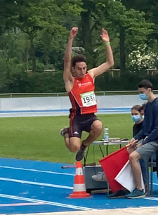 Stefano Weitsprung Dreisprung Mannheim Wettkampf Sportfest