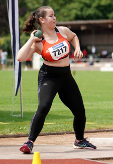 Kim Badische Kugel Mannheim Leichtathletik