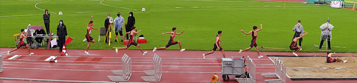 Deutsche Meisterschaft Mannheim Leichtathletik Stefano Dreisprung