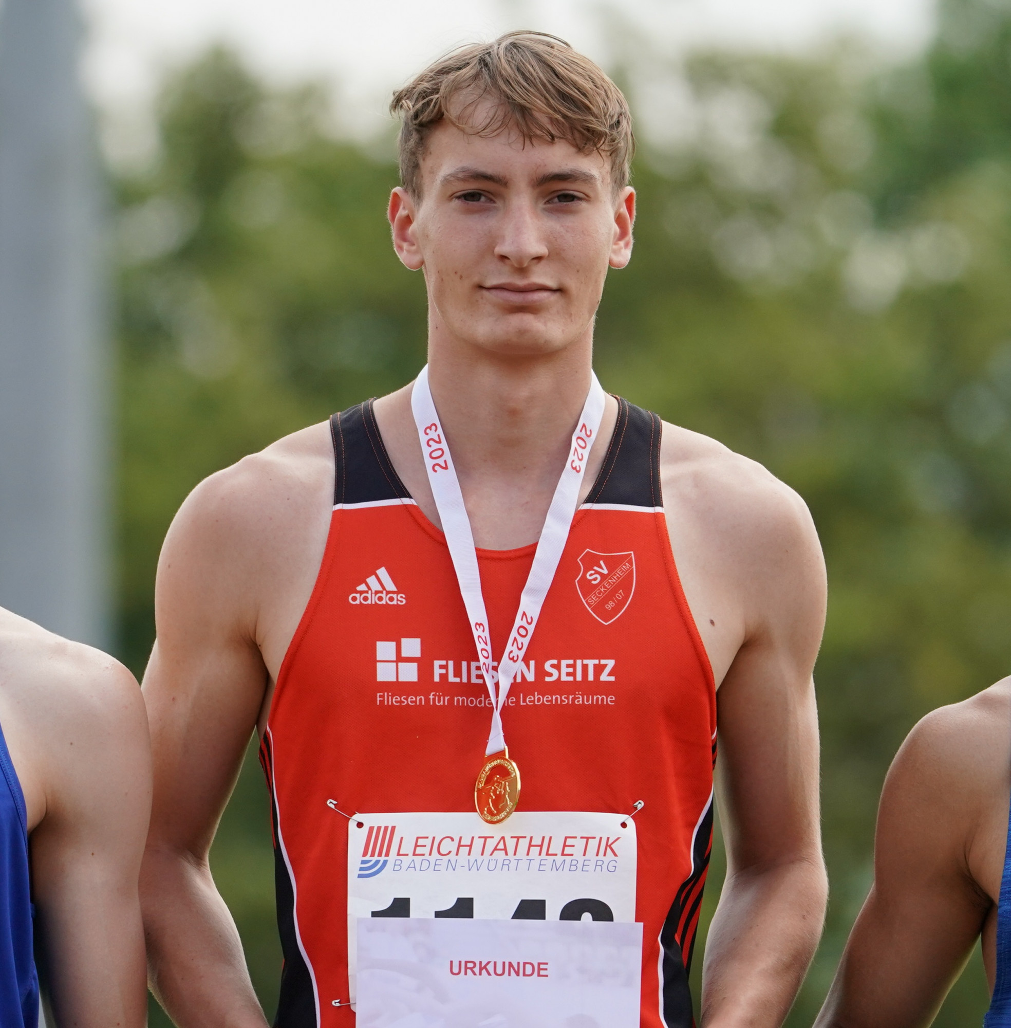 Gold BW Jugend Landesmeisterschaften Mannheim Leichtathletik Talentförderung