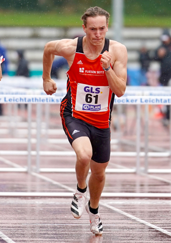 Deutsche Meisterschaften Florian Mertens 110m Hürden