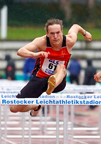 Deutsche Meisterschaften Florian Mertens Hürden 110m Hurdles