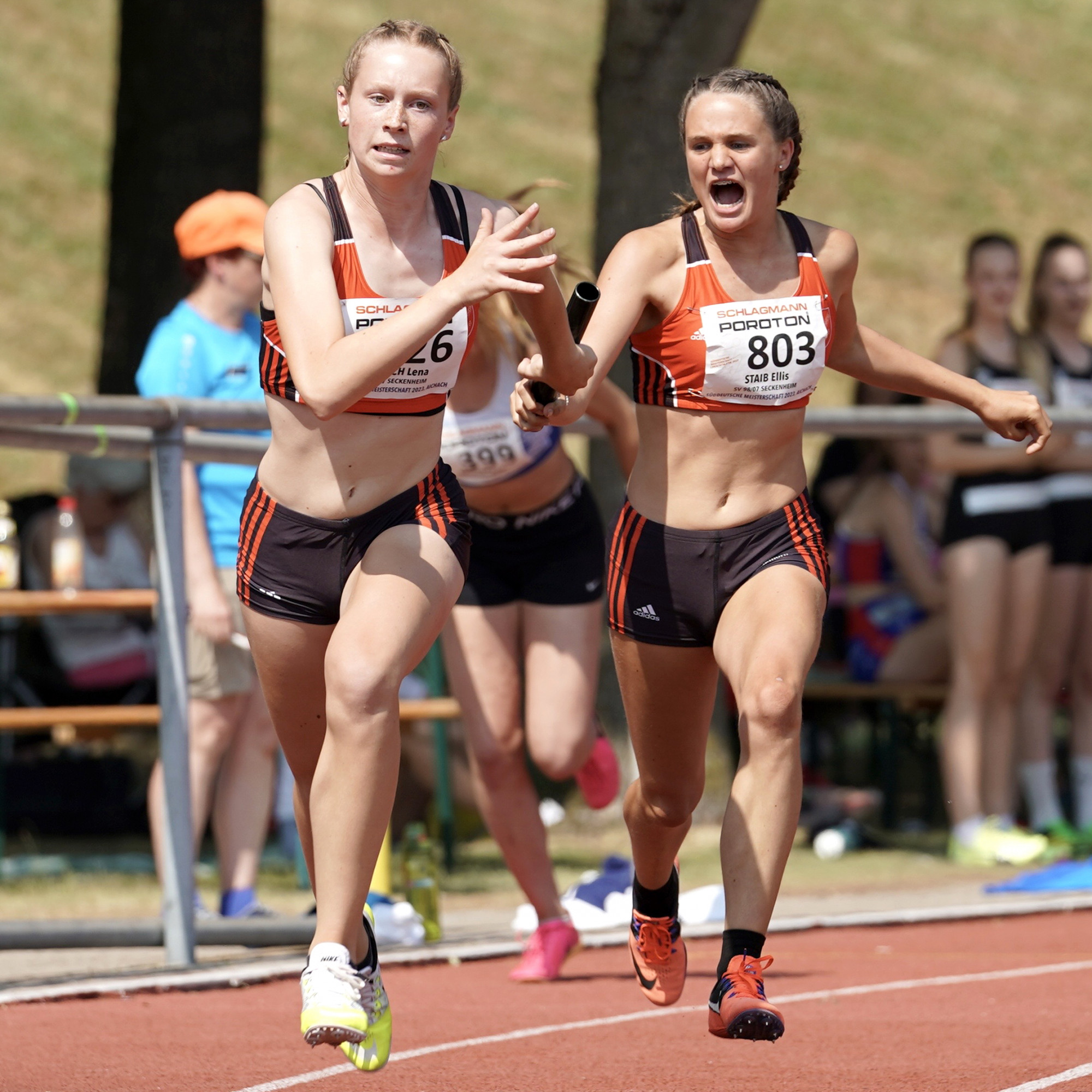 Staffel Lena Ellis Mannheim Leichtathletik Track and field