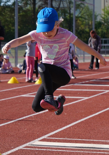 Kids Weitsprung KiLa Miniolympiade Seckenheim