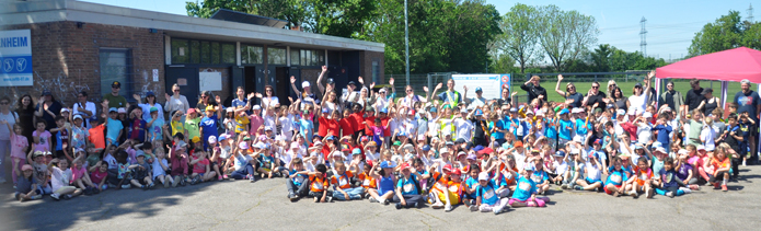 Kinder Miniolympiade Kindergarten Mannheim Training