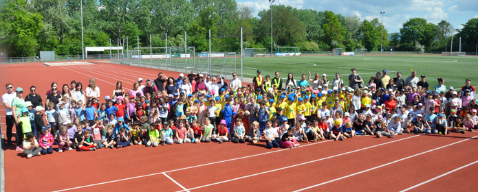 Kinder Sport Sporttag Miniolympiade