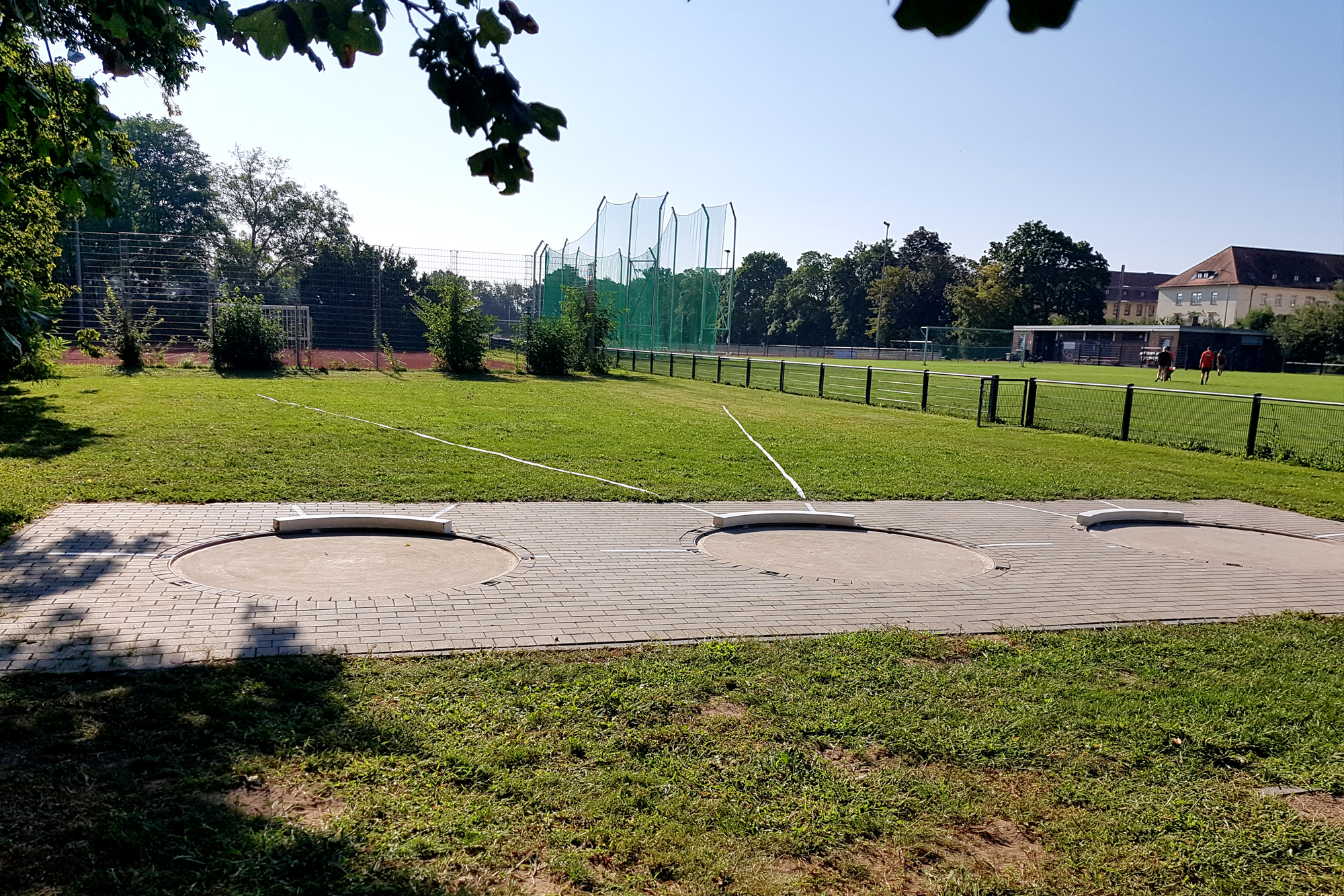 Kugelstoßen Wurfanlage Werferplatz MA Mannheim